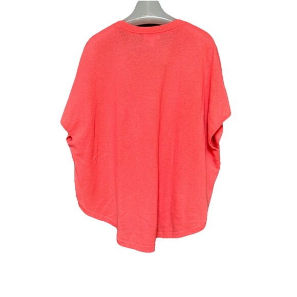 NWT Lilly Pulitzer New Size L/XL Zoe Cashmere Sweater Poncho Pink Sun Ray $198 - Picture 2 of 8